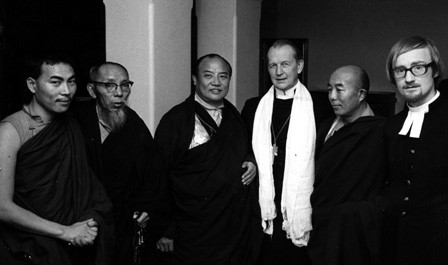 H.H. Karmapa and Lama Lodu Rinpoche