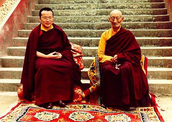 H.E. Tai Situpa and Kalu Rinpoche