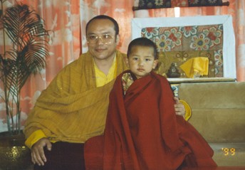 H.E. Tai Situpa and H.E. Jamgon