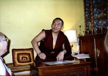 H.E. Jamgon Kongtrul and Lama Lodu