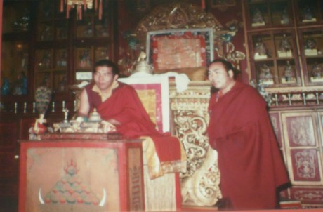 H.E. Jamgon Kongtrul and Lama Lodu