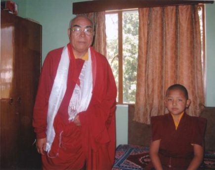 H.E. Jamgon Kongtrul and Lama Lodu