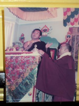 H.E. Jamgon Kongtrul and Lama Lodu