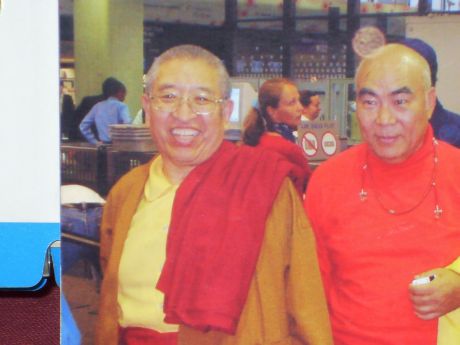 H.E. Thrangu Rinpoche and Lama Lodu