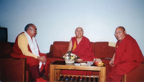 Bokar Rinpoche and Lama Lodu