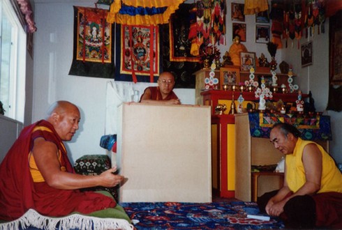 Bokar Rinpoche and Lama Lodu