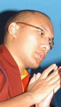 H.H. 17th Karmapa at KDK