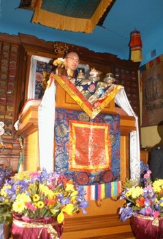 H.H. 17th Karmapa at KDK